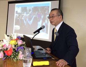 大山田秀生会長の統一思想セミナー