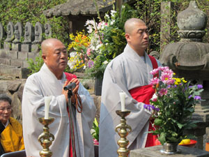 韓国白蓮寺の和尚さん