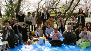 桜の花見会