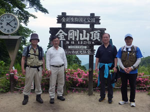 奈良県の金剛山登山