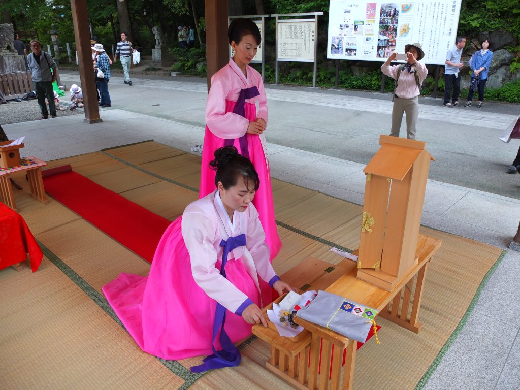 高麗茶道の様子