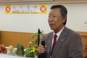 金榮翯中央本部会長の挨拶