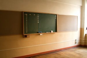 放課後の黒板